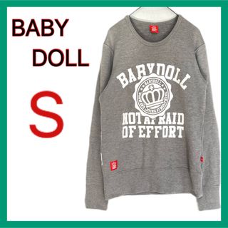 ベビードール(BABYDOLL)のBABY DOLL 長袖トレーナー Sサイズ Tシャツ ロゴ kids(トレーナー/スウェット)