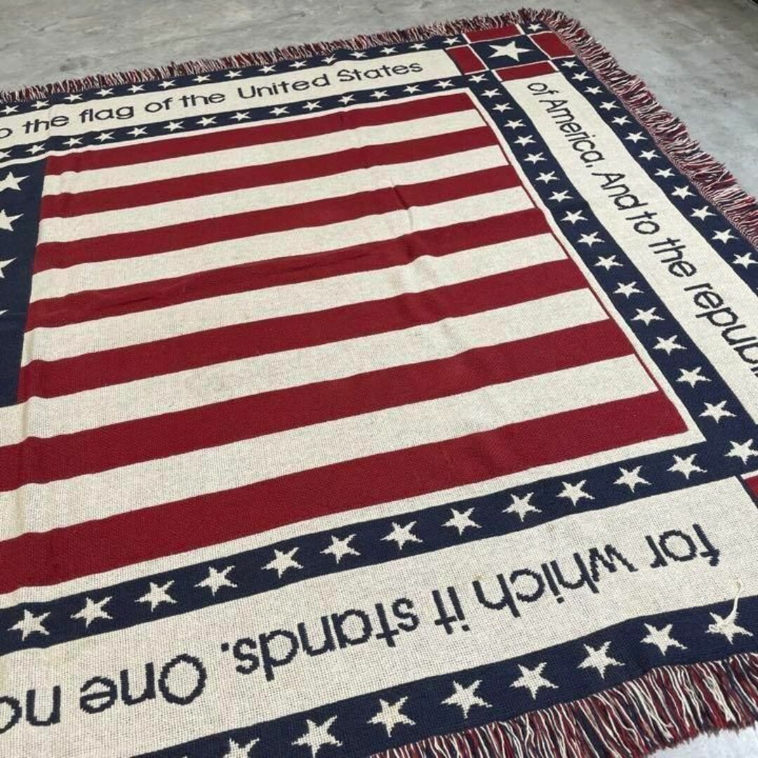 アメリカ国旗　星条旗　マルチカバー　ソファーカバー　ラグ　183x127