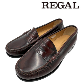 リーガル(REGAL)の〈美品〉REGAL club【22EEE】コインローファー ブラウン(ローファー/革靴)