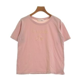 リリーブラウン(Lily Brown)のLILY BROWN リリーブラウン Tシャツ・カットソー F ピンク 【古着】【中古】(カットソー(半袖/袖なし))