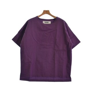 バージスブルック(BASISBROEK)のBASISBROEK バシスブローク カジュアルシャツ 2(M位) 紫 【古着】【中古】(シャツ)