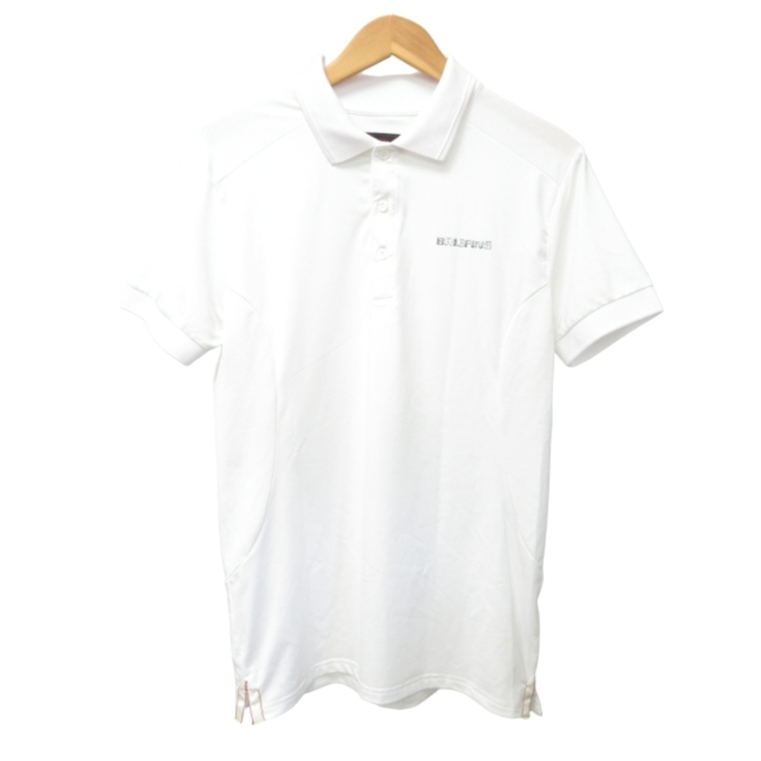 68cm袖丈BRIFEING GOLF ゴルフメタリックロゴ ポロシャツ カットソー S