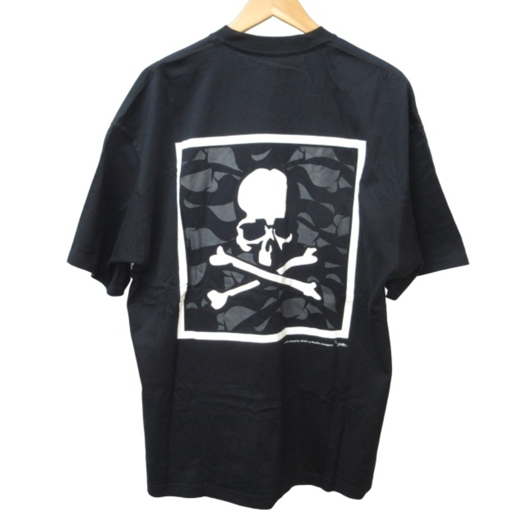 mastermind JAPAN(マスターマインドジャパン)のマスターマインド×MHAK 美品 Tシャツ カットソー スカルプリント 黒 L メンズのトップス(Tシャツ/カットソー(半袖/袖なし))の商品写真