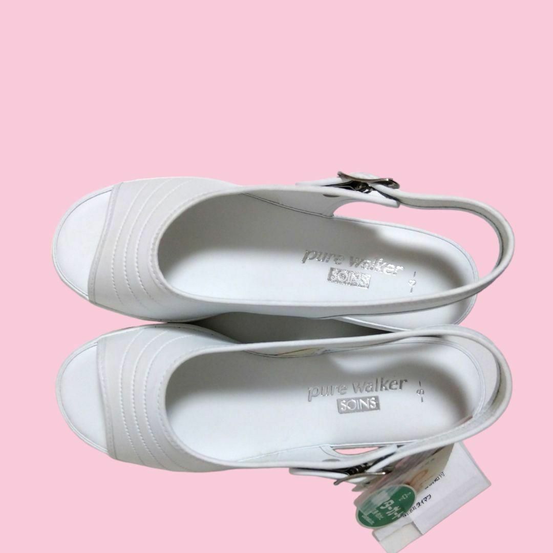 新品 送料無料   ピュアウォーカー ベーシック ナースシューズ ナースサンダル レディースの靴/シューズ(サンダル)の商品写真