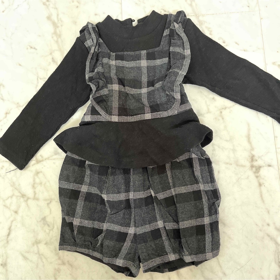 petit main(プティマイン)の専用☆petit main セットアップ☆100 キッズ/ベビー/マタニティのキッズ服女の子用(90cm~)(Tシャツ/カットソー)の商品写真