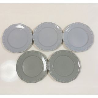 イケア(IKEA)のIKEA アルヴ　ARV プレート　皿　イケア　リムプレート　ライラック　グレー(食器)