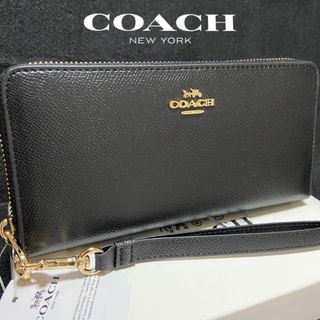 コーチ(COACH)の贈り物にも☆コーチ 大人気のクロスグレインレザー 男女 長財布(長財布)