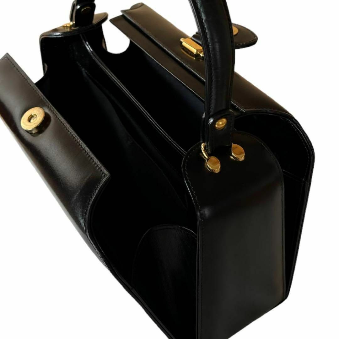 GINZA Kanematsu(ギンザカネマツ)の銀座かねまつ ハンドバッグ　ブラック レディースのバッグ(ハンドバッグ)の商品写真
