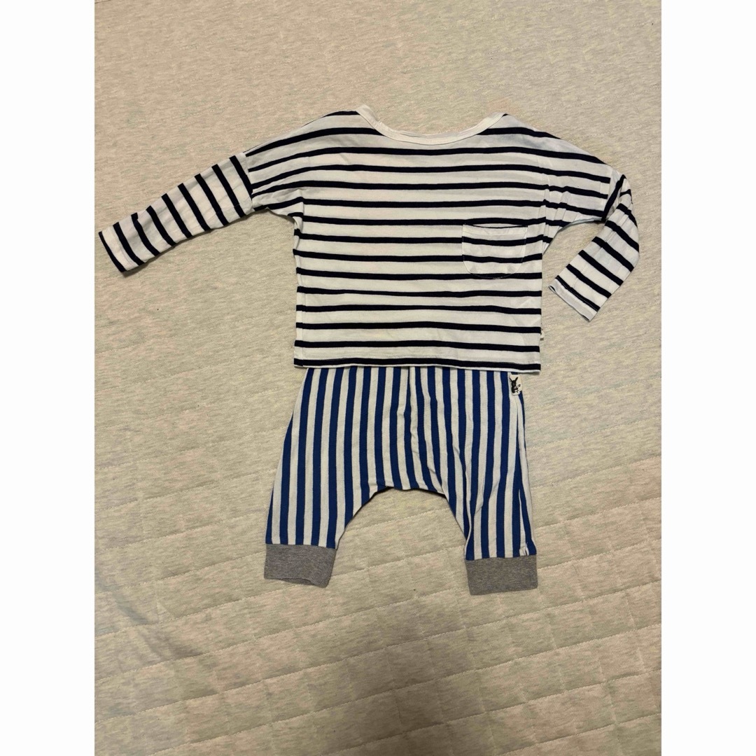 デナチョス ロンT サルエルパンツ セット 90サイズ キッズ/ベビー/マタニティのキッズ服男の子用(90cm~)(Tシャツ/カットソー)の商品写真