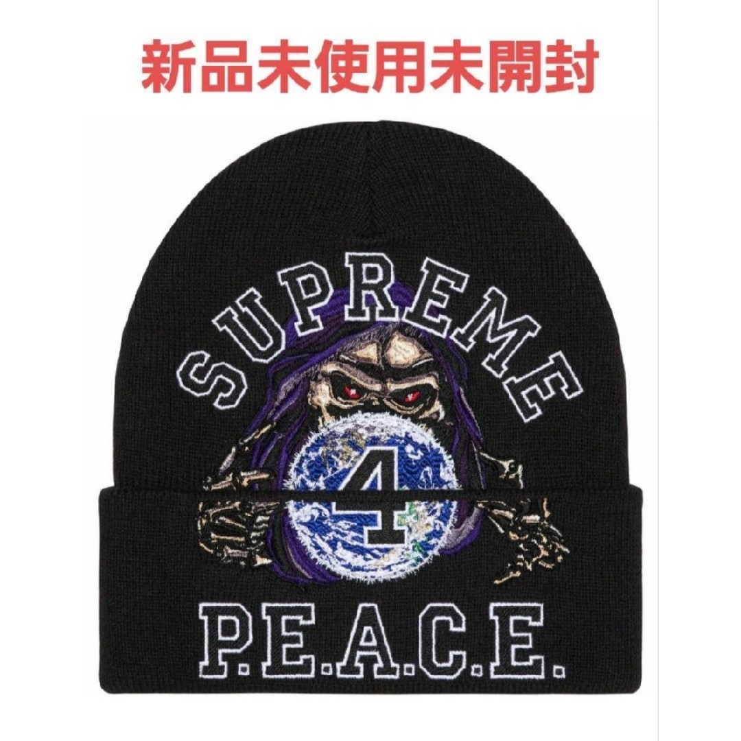 116　希少 Peace Embroidered Beanie 黒 | フリマアプリ ラクマ