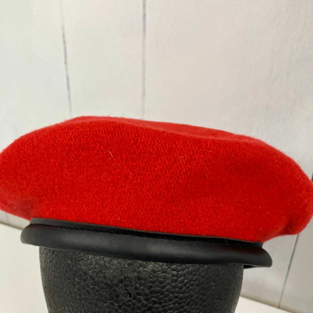ROSE BUD(ローズバッド)のPARA ローズバッド　ベレー帽　パイピング　レッド　ウール レディースの帽子(ハンチング/ベレー帽)の商品写真
