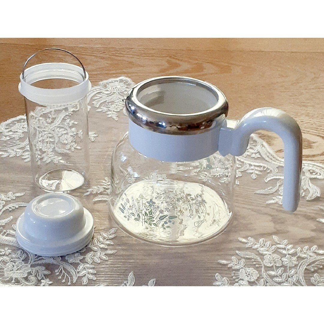 Pyrex(パイレックス)の昭和レトロ パイレックス 耐熱ガラス ホット&クール 2wayポット 新品 インテリア/住まい/日用品のキッチン/食器(調理道具/製菓道具)の商品写真