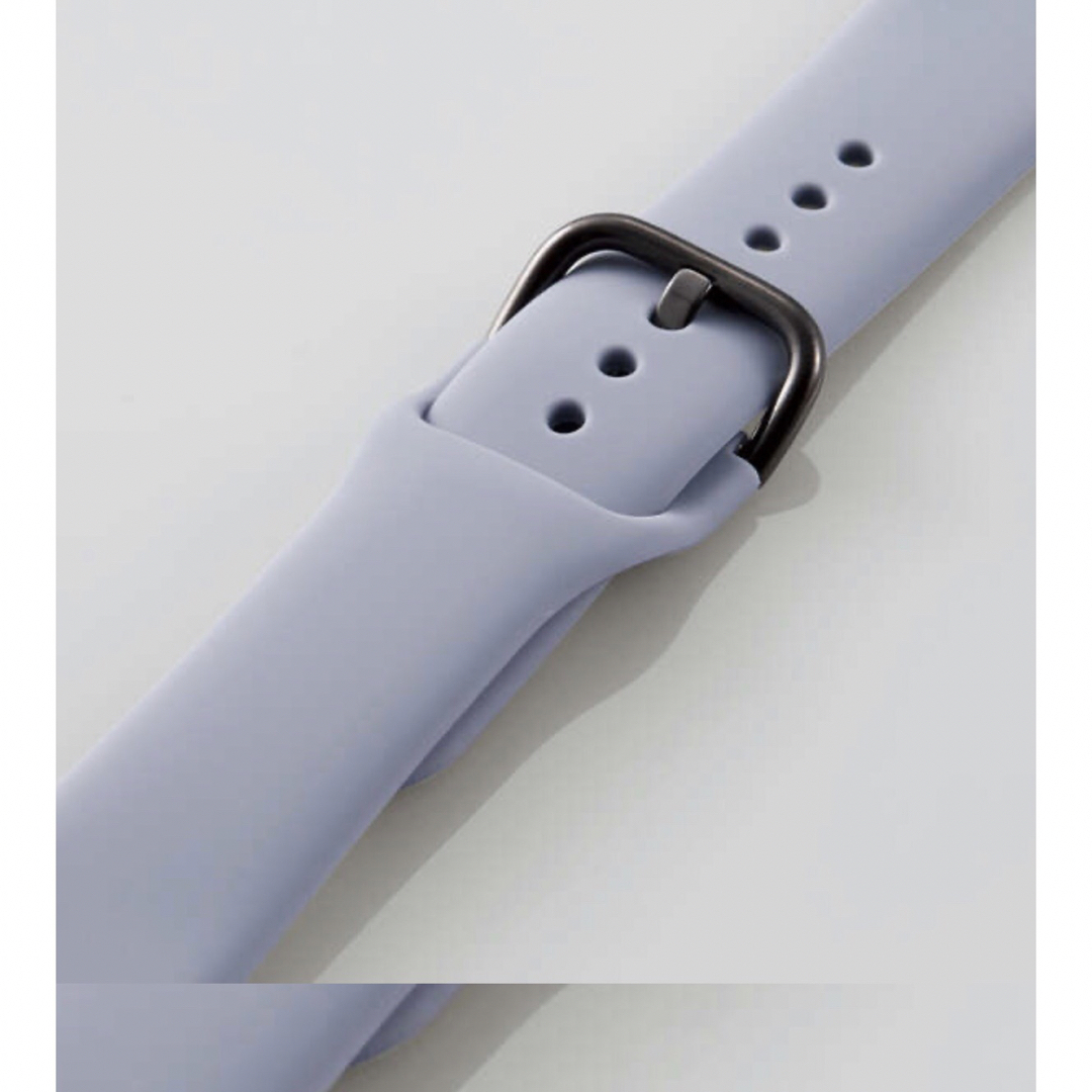 ELECOM(エレコム)のApple　Watch用シリコンバンド　ニュアンスカラー(41/40/38mm) メンズの時計(ラバーベルト)の商品写真