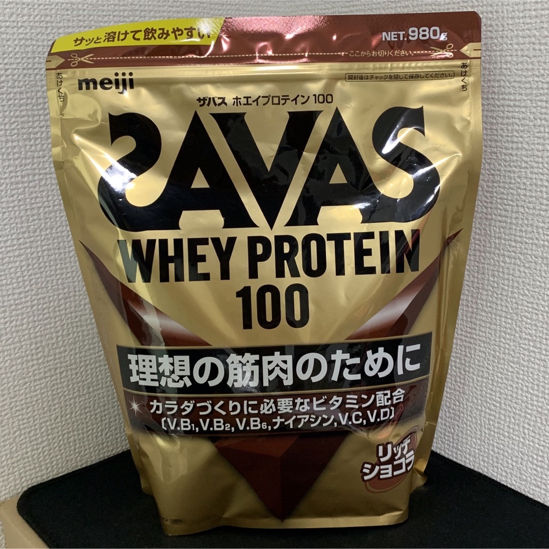 SAVAS(ザバス)の【新品】SAVAS　ホエイプロテイン　リッチショコラ　980g エンタメ/ホビーのエンタメ その他(その他)の商品写真