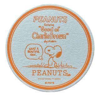 ピーナッツ(PEANUTS)のスヌーピーカフェ　コースター　スヌーピー(キャラクターグッズ)