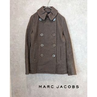 マークバイマークジェイコブス(MARC BY MARC JACOBS)の【送料無料レディース】MARC JACOBS　ウールピーコート　ブラウン　M(ピーコート)