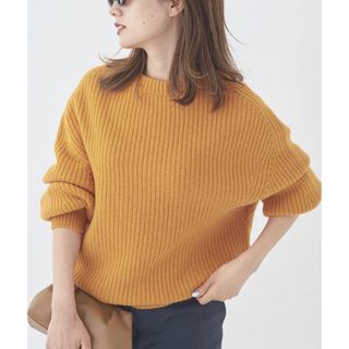 Plage - Plage プラージュ ニット トップス ブルー FREE 長袖 ボーダー ...
