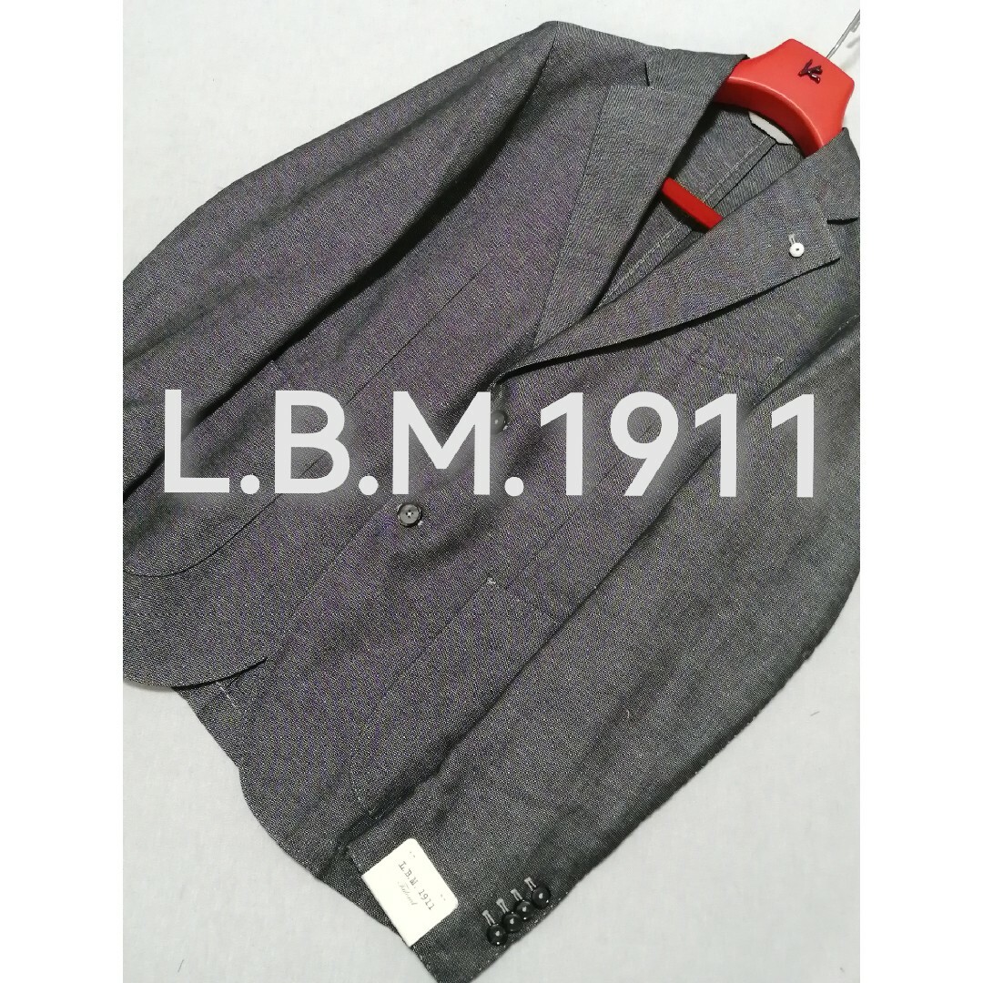 ★新品・メンズ★【L.B.M.1911 ルビアム】テーラードジャケット　48 灰 | フリマアプリ ラクマ