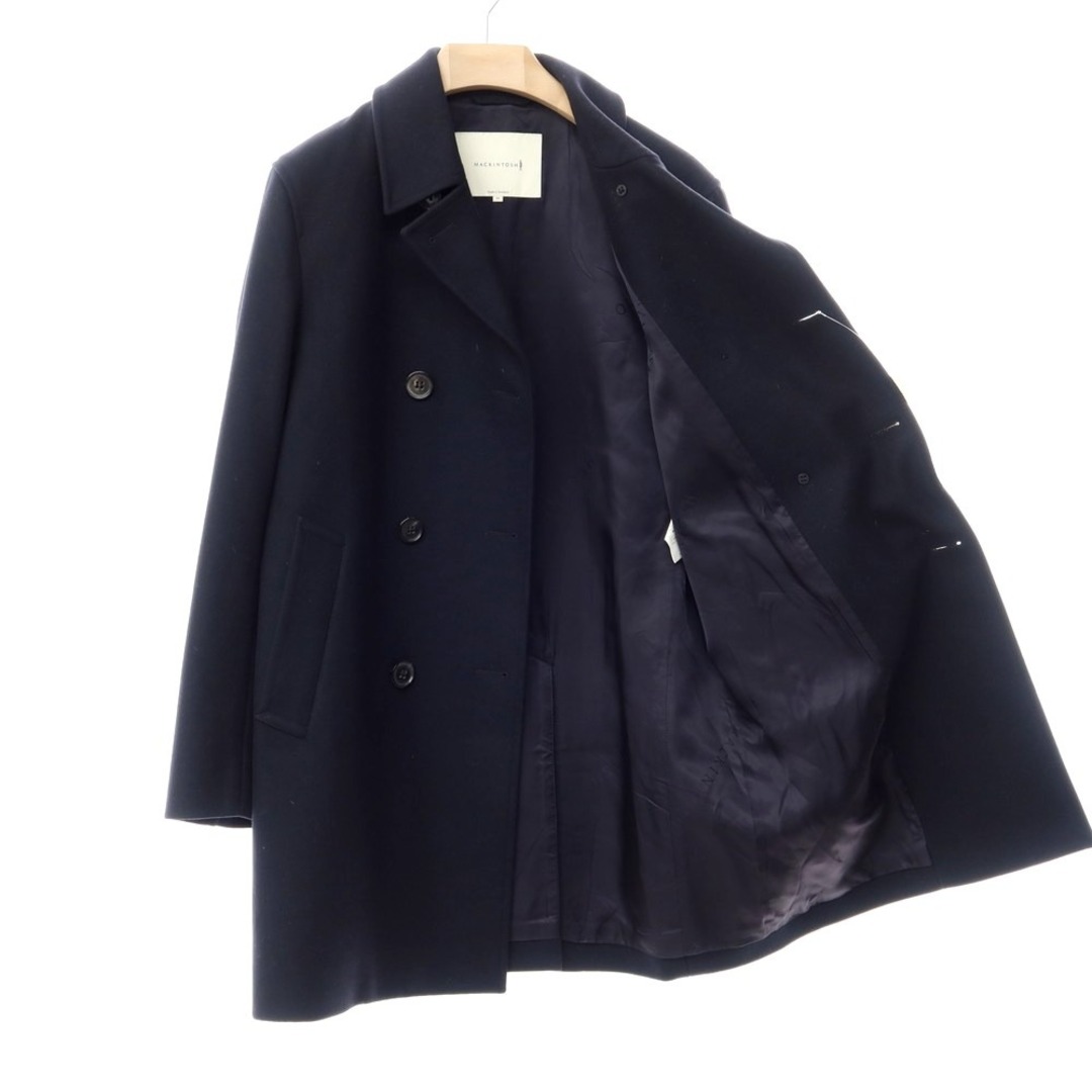 MACKINTOSH(マッキントッシュ)の【中古】マッキントッシュ Mackintosh ウール ダブルブレストコート ダークネイビー【サイズ40】【メンズ】 メンズのジャケット/アウター(ピーコート)の商品写真