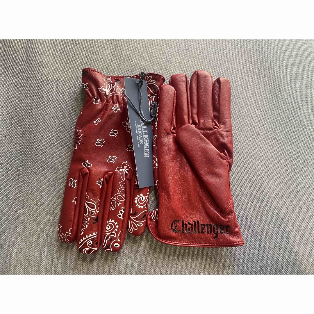 CHALLENGER BANDANA LEATHER GLOVE 新品 Lサイズ