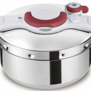 ティファール(T-fal)の●クリプソ ミニット イージー ルビーレッド 4.5L 圧力鍋と鍋が１つに(鍋/フライパン)