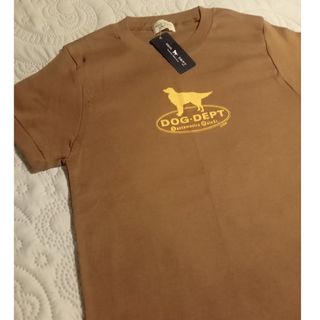 ドッグデプト(DOG DEPT)のタグ付♪【DOGDEPT】ロゴＴシャツ　ブラウン(Tシャツ(半袖/袖なし))