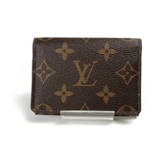 ルイヴィトン(LOUIS VUITTON)のやや傷や汚れあり ルイヴィトン アンヴェロップ カルト ドゥ ヴィジット M63801 カードケース モノグラム(名刺入れ/定期入れ)