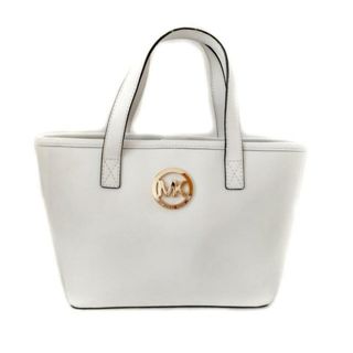 マイケルコース(Michael Kors)のマイケルコース トートバッグ - 白 レザー(トートバッグ)