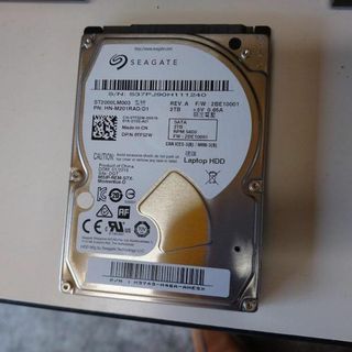 2.5インチ　HDD 2TB(2000GB)　正常品(PCパーツ)