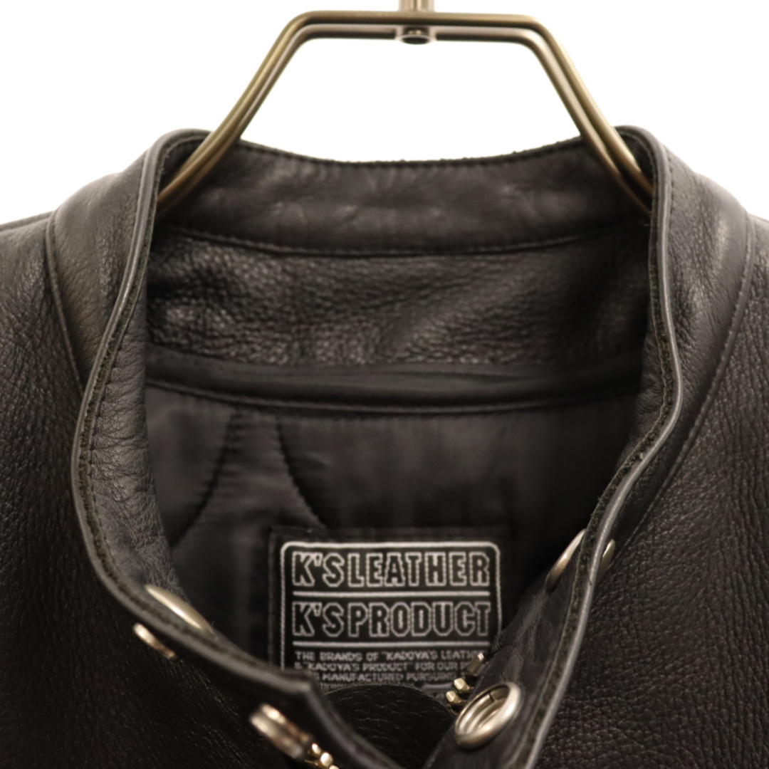 KADOYA カドヤ K'S LEATHER ライナー付レザー シングル ライダース
