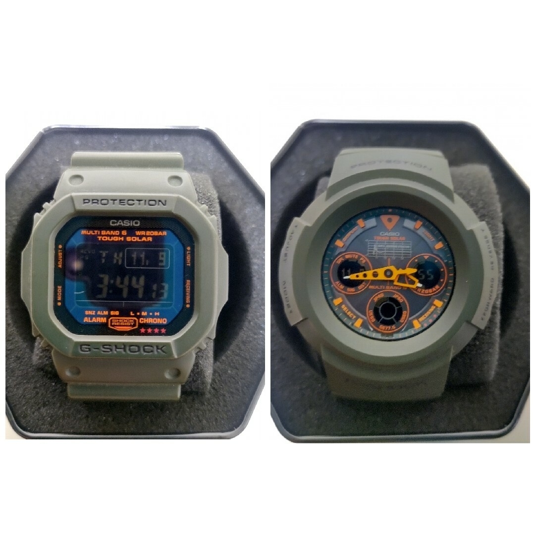 ☆G-SHOCK・激レア・アーミーグリーン・ミリタリー２種類・コレクター