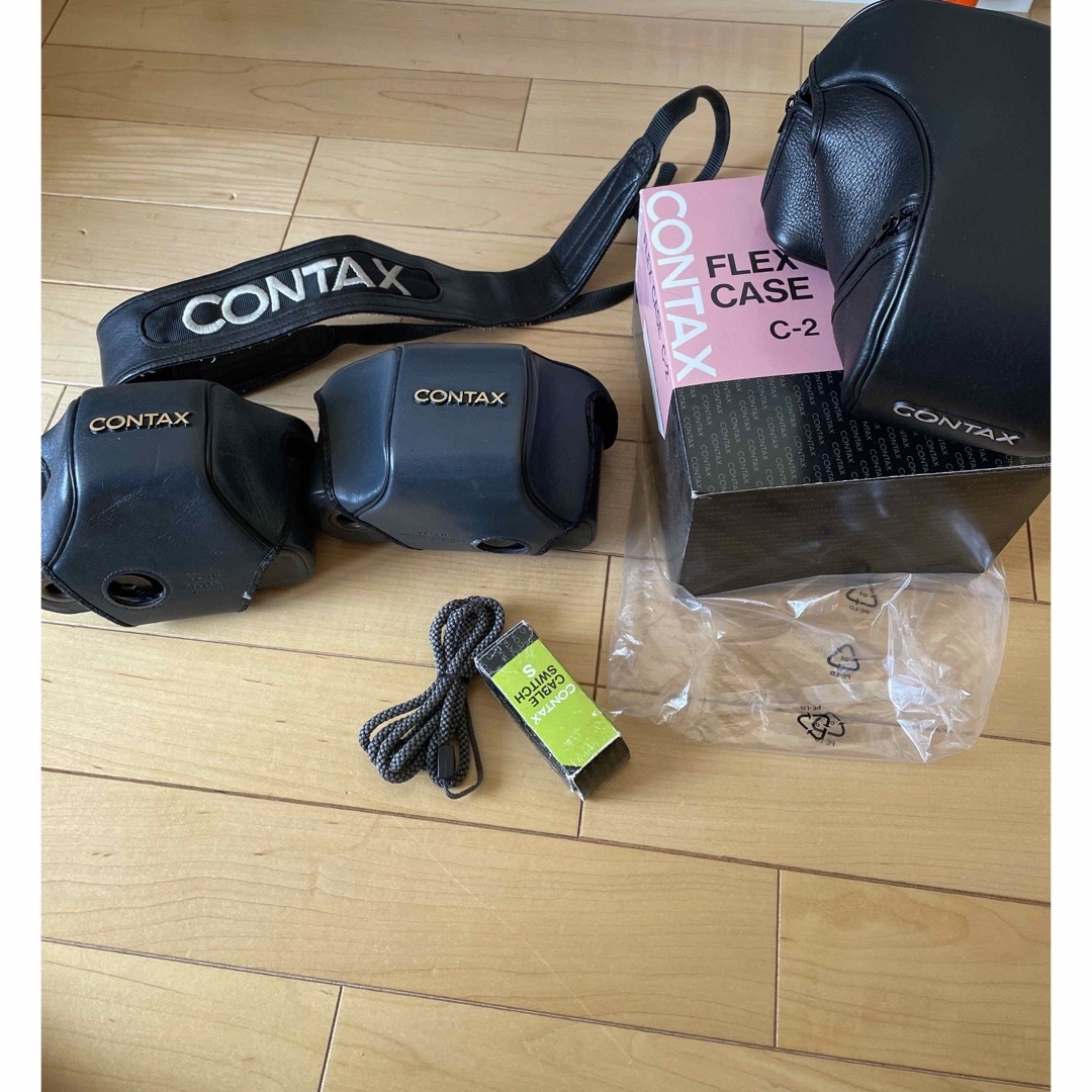 contax カメラストラップ、ケースなどセットスマホ/家電/カメラ