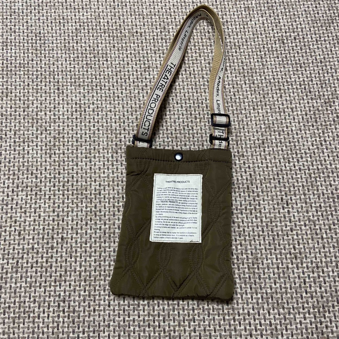 THEATRE PRODUCTS(シアタープロダクツ)のTHEATRE PRODUCTS キルティングサコッシュ レディースのバッグ(ショルダーバッグ)の商品写真
