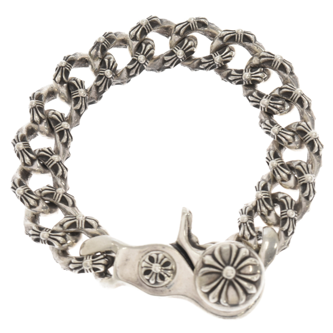 Chrome Hearts(クロムハーツ)のCHROME HEARTS クロムハーツ EX FNCY CHN LNK ファンシーリンククリップ シルバーブレスレット 15LINK メンズのアクセサリー(ブレスレット)の商品写真