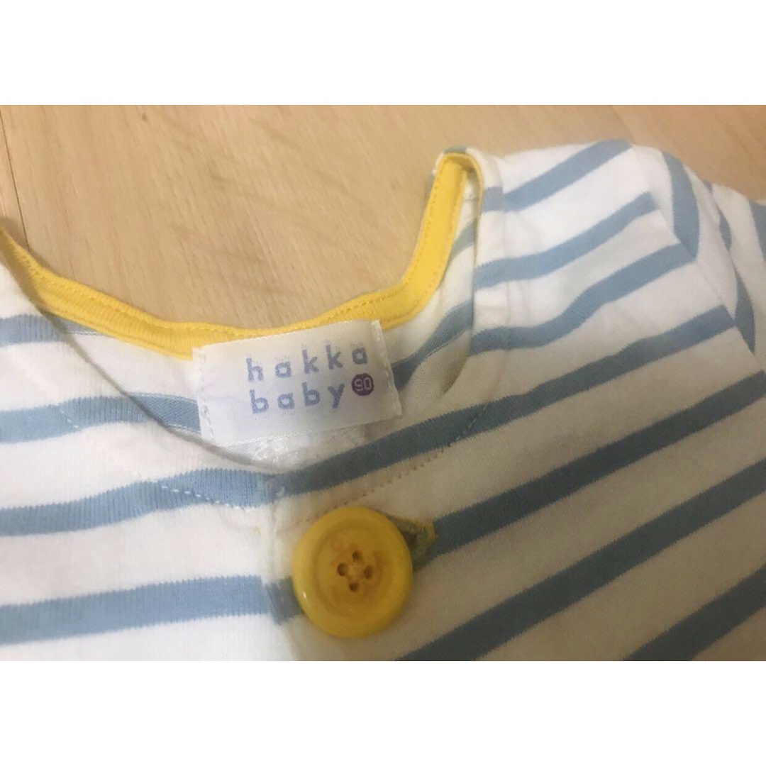 hakka baby(ハッカベビー)のhakka baby トップス　ボトムス　まとめ売り　ブルー　水色　パンツ キッズ/ベビー/マタニティのキッズ服女の子用(90cm~)(Tシャツ/カットソー)の商品写真