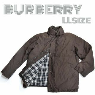 バーバリー(BURBERRY)のバーバリー■裏チェック ダウン80×フェザー20％ジャケット　コート　メンズLL(ダウンジャケット)