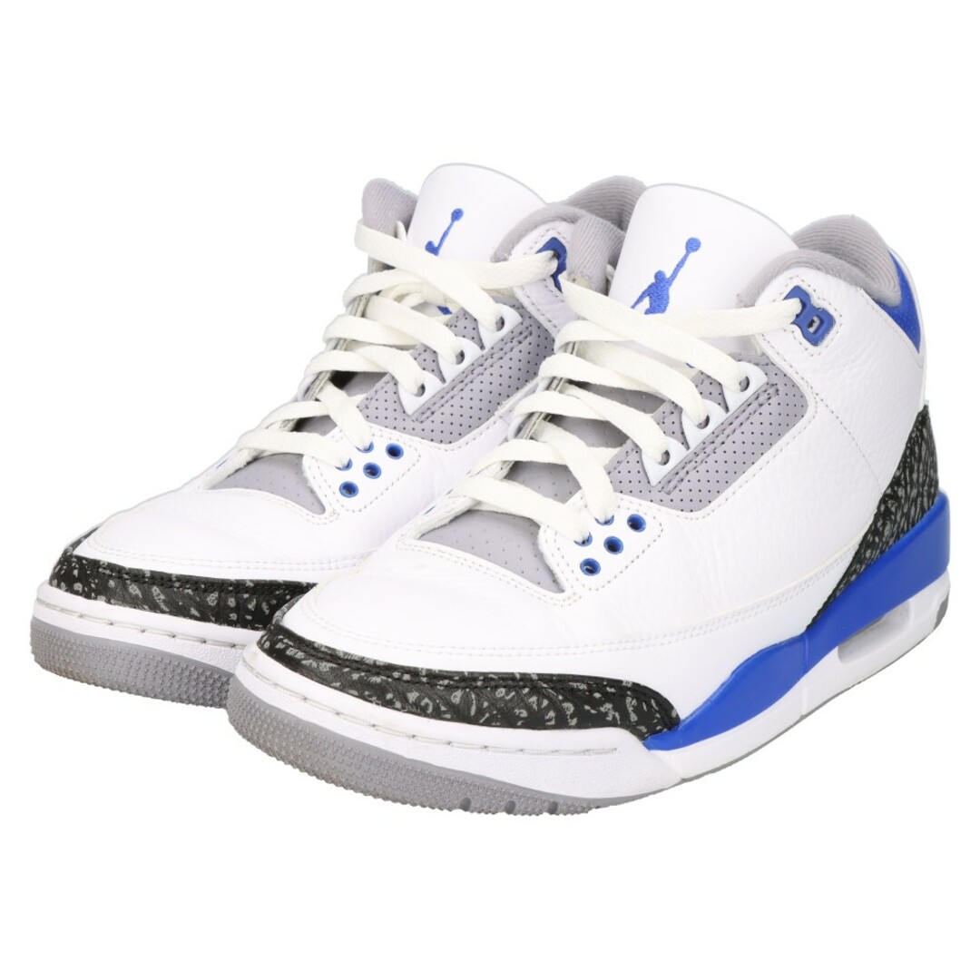 NIKE ナイキ AIR JORDAN 3 RETRO CT8532-145 エアジョーダン 3 レトロ ハイカットスニーカー US7/25cm ホワイト