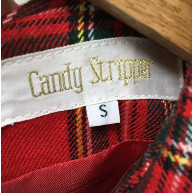 Candy Stripper(キャンディーストリッパー)のCandy Stripper タータンチェック ワンピース レディースのワンピース(ミニワンピース)の商品写真