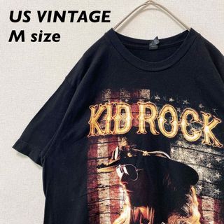 ミュージックティー(MUSIC TEE)のメキシコ製　半袖Tシャツ　キッドロック　バンドTシャツ　ビッグプリント　男女兼用(Tシャツ/カットソー(半袖/袖なし))