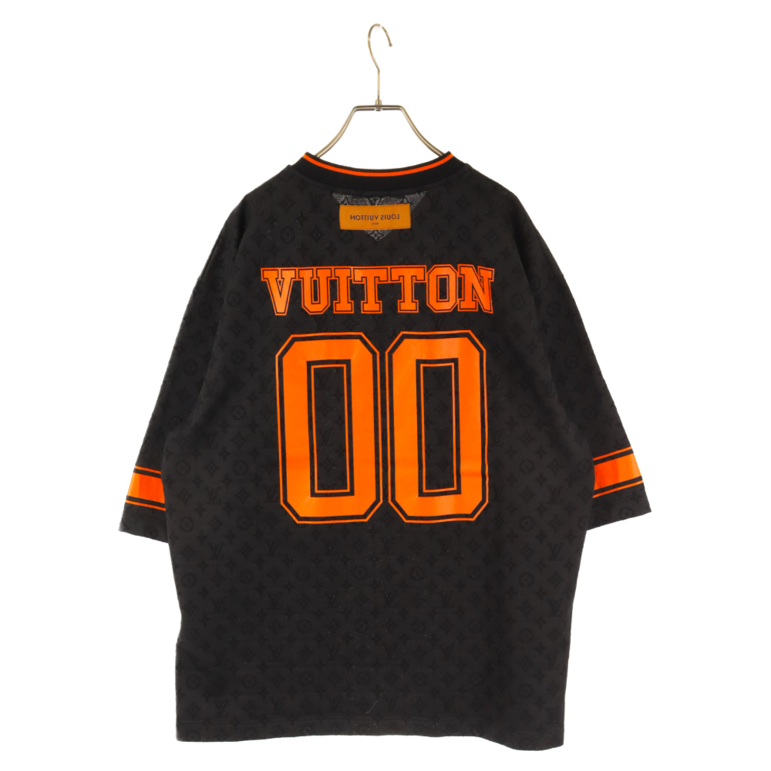 LOUIS VUITTON ルイヴィトン 23SS モノグラムスポーティVネックTシャツ 半袖カットソー ブラック RM231 VV4 HOY67W