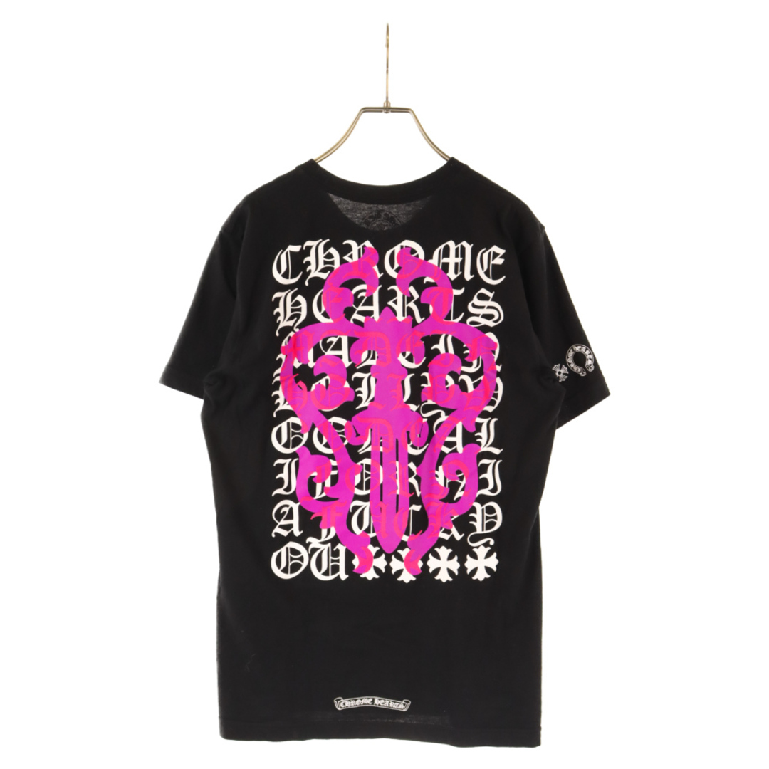 CHROME HEARTS クロムハーツ 23SS DAGGER EYE CHART Tee ダガーアイチャートTシャツ プリント 半袖カットソー  ブラック501センチ肩幅