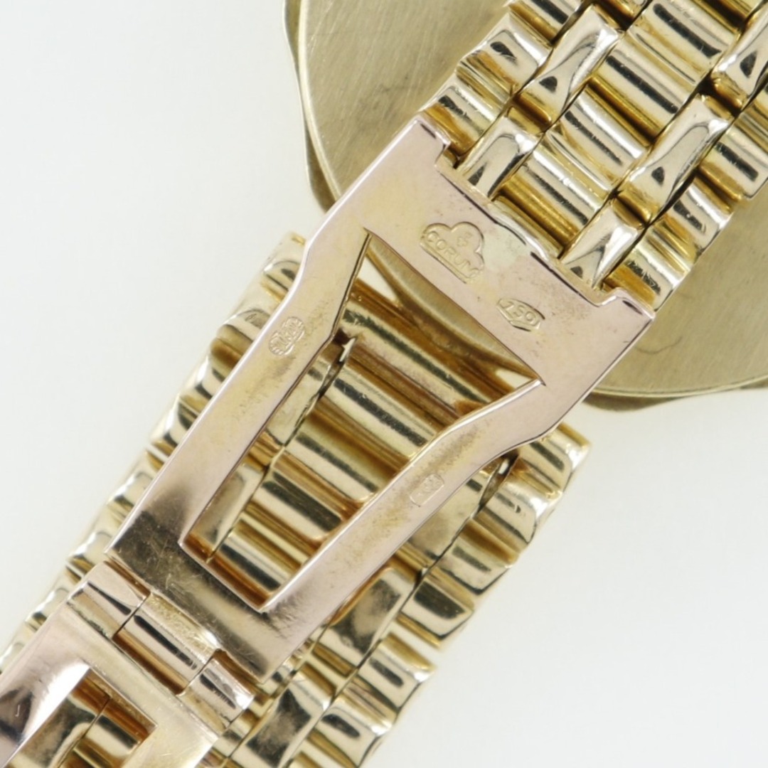 【CORUM】コルム アドミラルズカップ ベゼルダイヤ 30.915.65V-66 K18イエローゴールド×ダイヤモンド ゴールド クオーツ アナログ表示 レディース ゴールド文字盤 腕時計