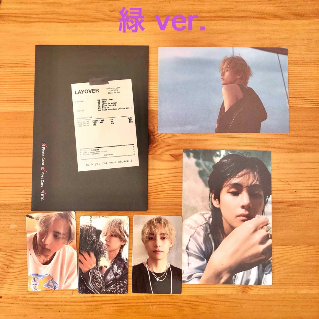 防弾少年団(BTS)(ボウダンショウネンダン)のBTS  V  ソロアルバム 'Layover' Purple ver.プラスα エンタメ/ホビーのタレントグッズ(アイドルグッズ)の商品写真