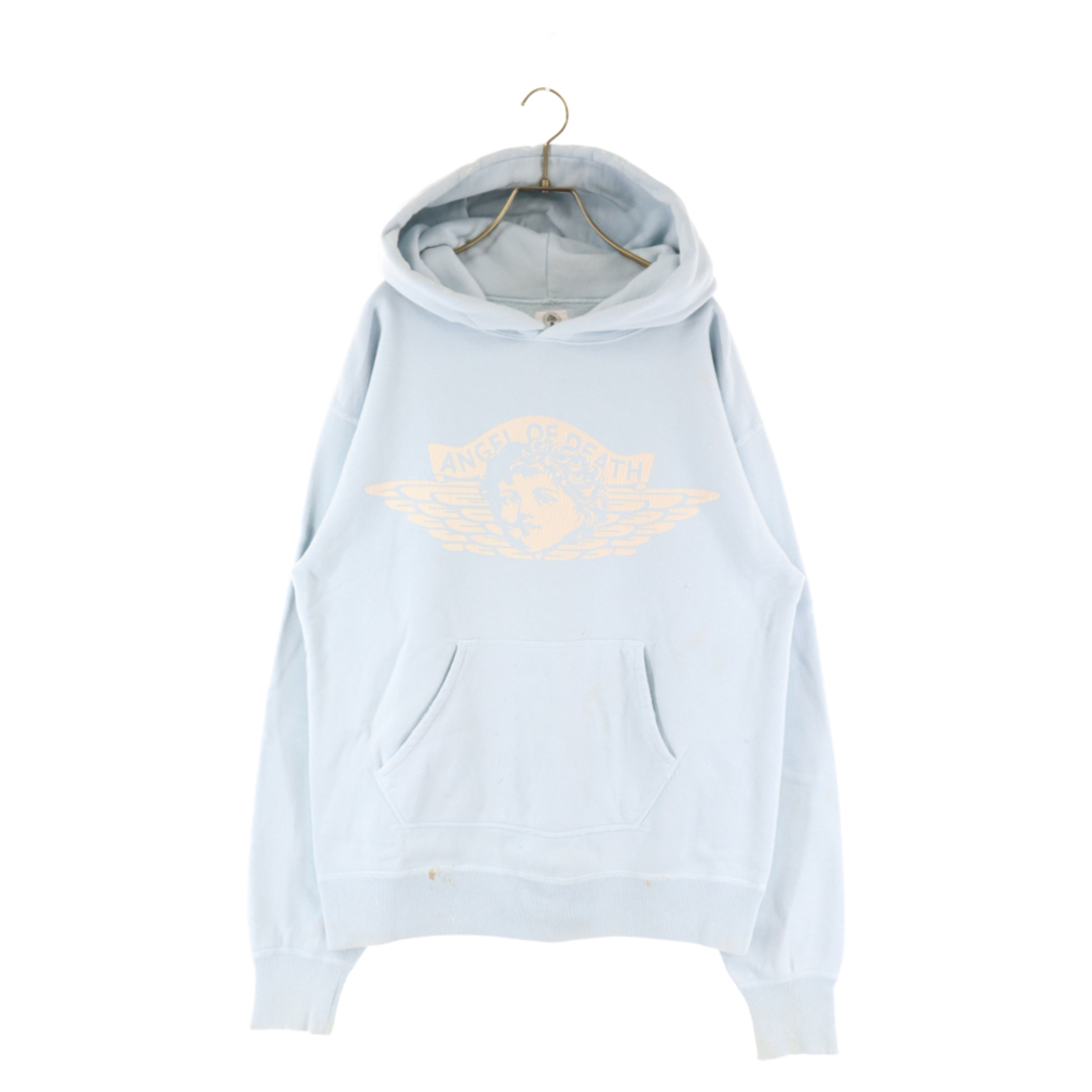 SAINT MICHAEL セントマイケル 21SS Hoodie Angel エンジェルプリントプルオーバースウェットパーカー ブルー  SM-S21-0000-042 | フリマアプリ ラクマ