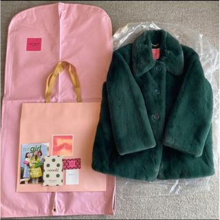 katespade エコファー　コート　ケイトスペード