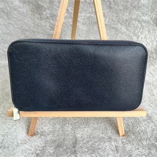 ヴァレクストラ(Valextra)の【中古・極美品】Valextra ヴァレクストラ　ラウンドファスナー長財布(長財布)