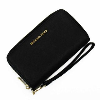 マイケルコース(Michael Kors)のマイケルコース Michael Kors  スマートフォンケース レザー ブラック レディース 送料無料【中古】 g0965(その他)