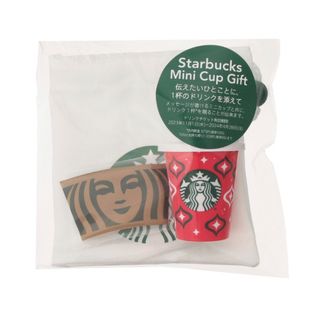 スターバックス(Starbucks)のスターバックス　ホリデー2023ミニカップギフトRED CUP 【2個セット】 (ノベルティグッズ)