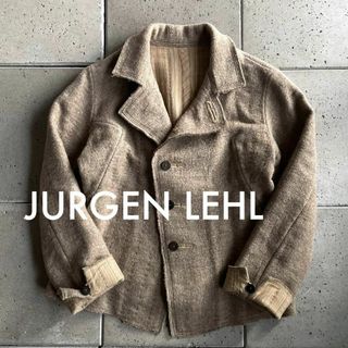 ヨーガンレール(Jurgen Lehl)のJURGEN LEHLヨーガンレール デザイン ウール ジャケット M(テーラードジャケット)