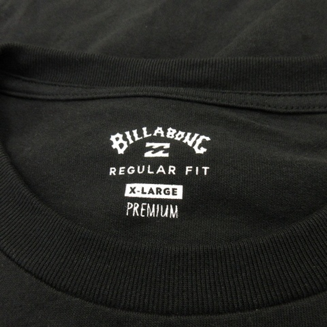 billabong(ビラボン)のビラボン Tシャツ 半袖 ロゴ プリント コットン 黒 ブラック XL トップス メンズのトップス(Tシャツ/カットソー(半袖/袖なし))の商品写真